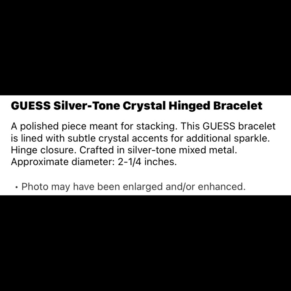 Guess Rose Gold Bracelet with Crystals NWT - Picture 13 of 13